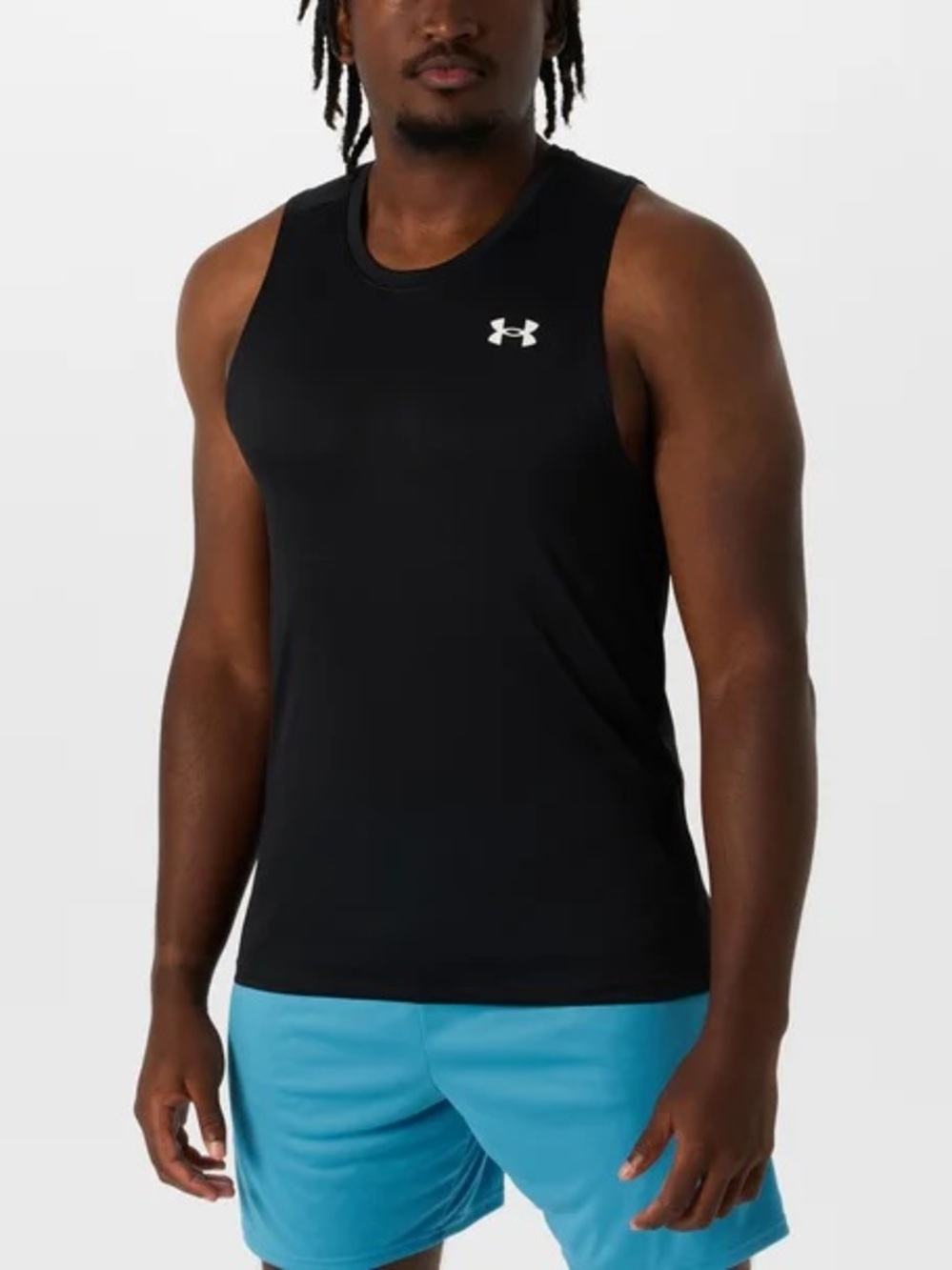 NWOT Under Armour Men's Core Sleeveless Loose Black Top Men’s Size XL